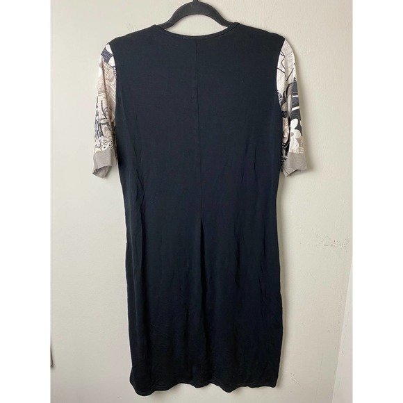 Ambria Selection Black Patchwork Lag and Look Dress S/M - Picture 4 of 4